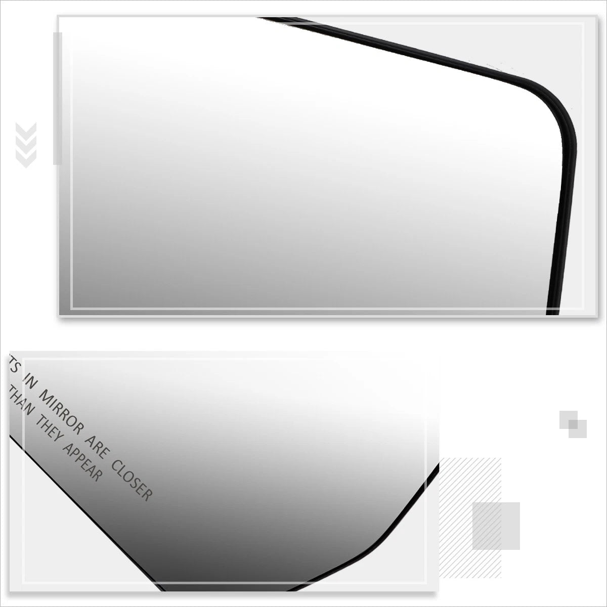 Left Side Manual Adjust Glass Mirror for Ford F150/Mark LT (2004–2014)