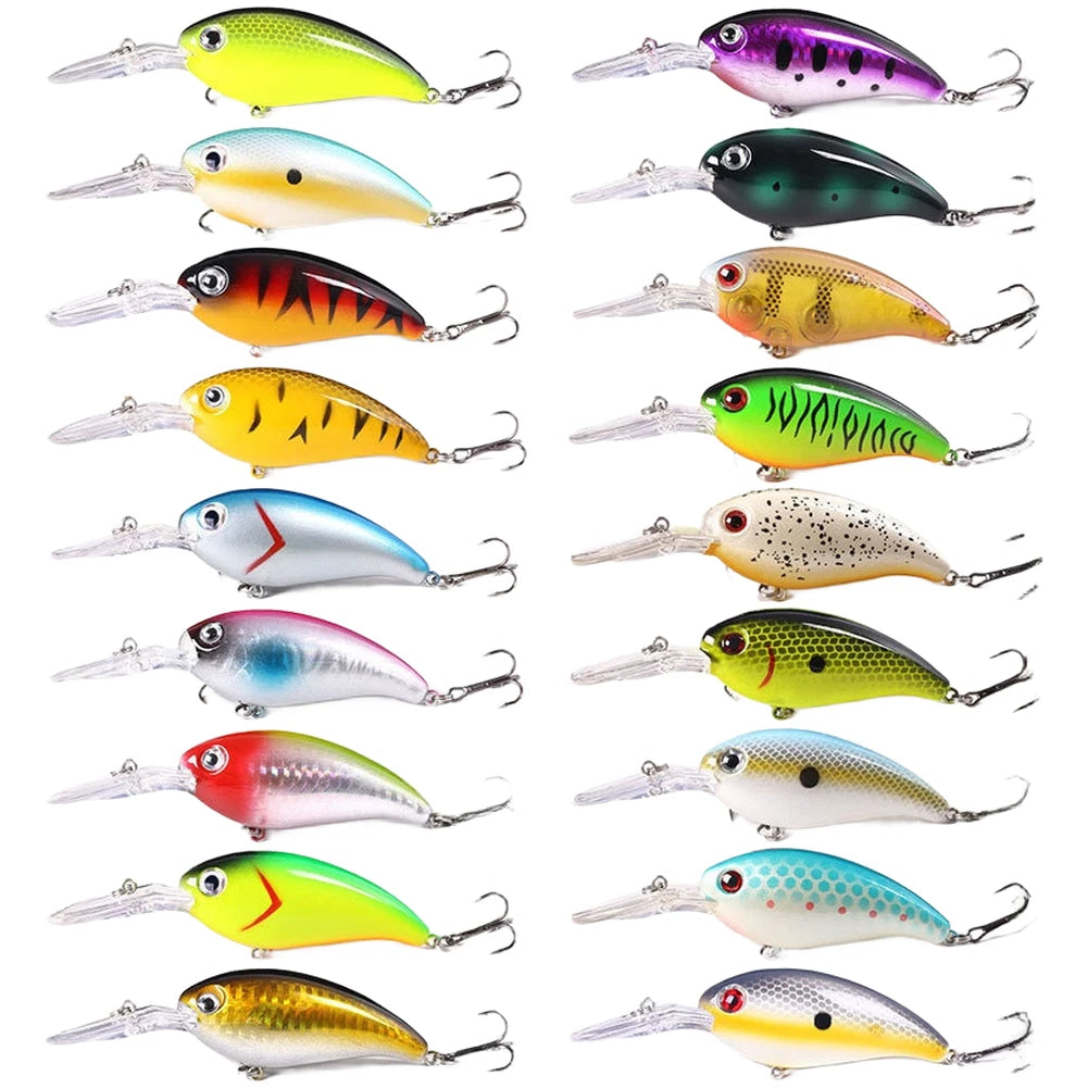 14g Multicolor Fat Lure for Bass Fishing (12cm)