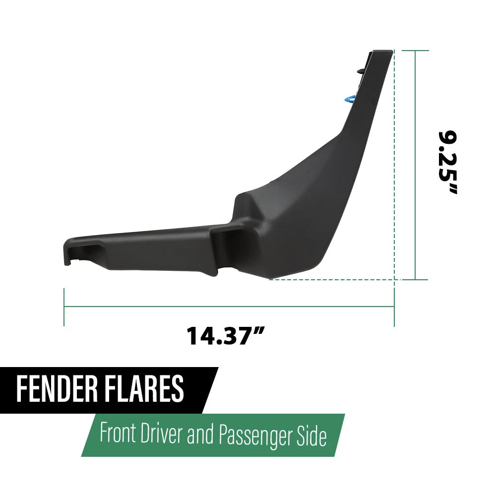 2Pcs Front Bumper Fender Flares for Range Rover Evoque (2012–2015)