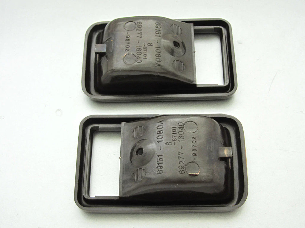 Interior Door Cup Bezels for Toyota Corolla E70 KE70 (1979-1982) - Brown Pair