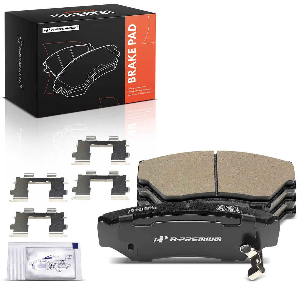 Set of 4 Front Ceramic Brake Pads for Chevrolet Geo Tracker (1990–1998)