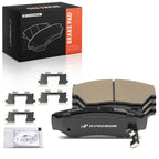Set of 4 Front Ceramic Brake Pads for Chevrolet Geo Tracker (1990–1998)