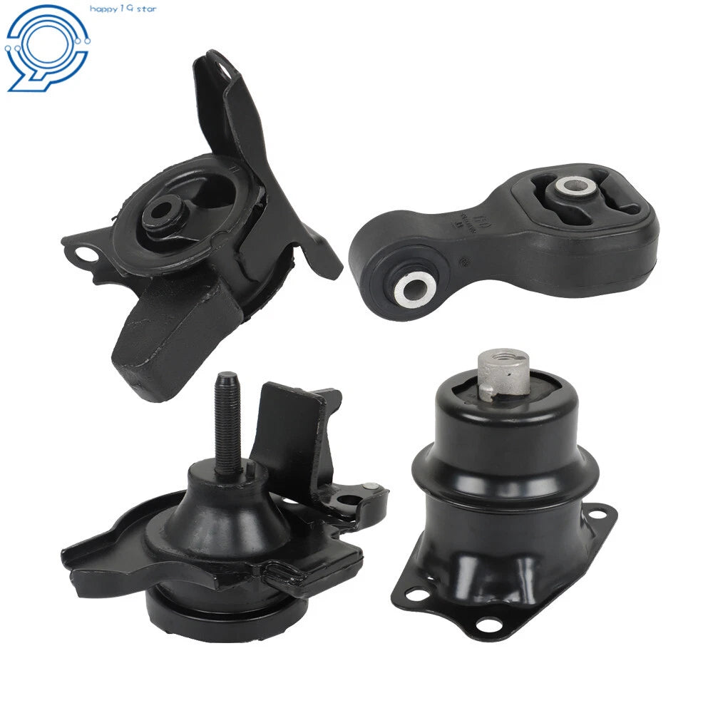 Set of 4 Engine Motor & Transmission Mounts for Honda Fit (2009–2014)