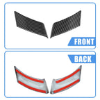 Carbon Fiber Pattern Front Door Window A Pillar Cover Trim for Toyota RAV4 (2019–2023)