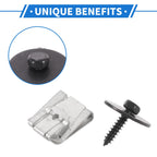 Set of 10 Fender Liner Splash Shield Bumper Cover Screws for Mercedes-Benz 500 SEC (1980–1993)