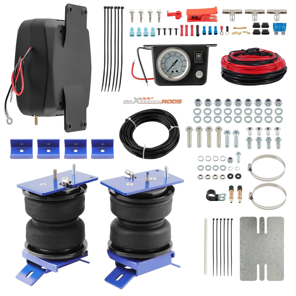 Air Suspension Kit + Air Compressor for GMC Sierra Silverado 1500 (1999–2007)