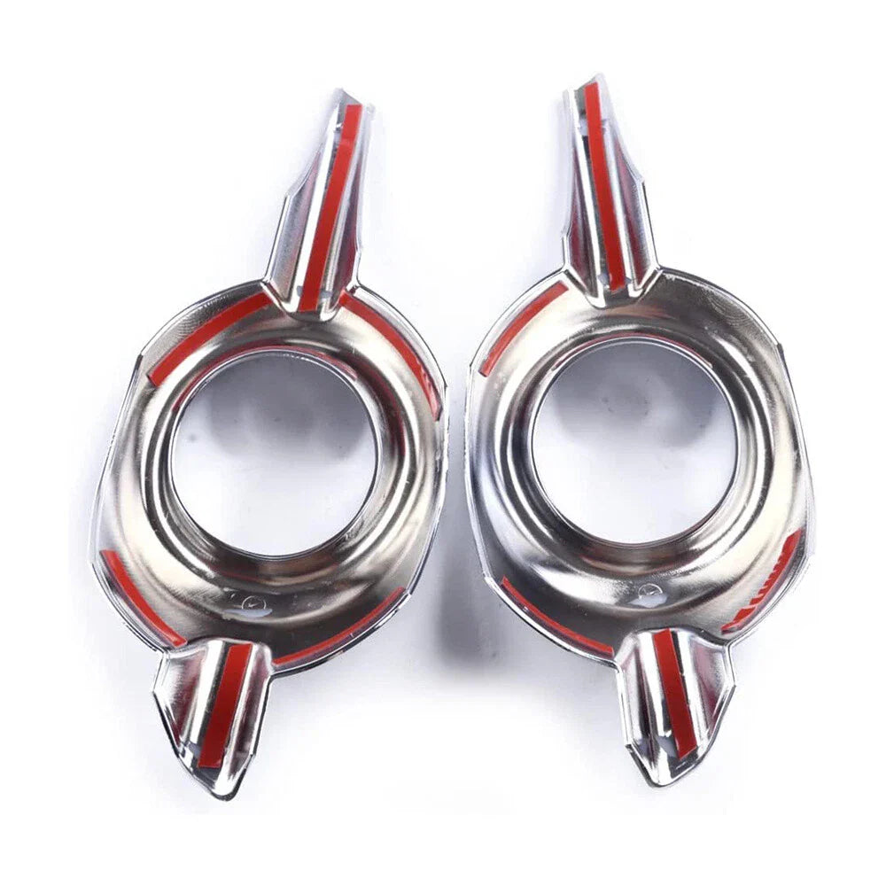Chrome Front Fog Light Lamp Covers for Honda CR-V (2012-2014)