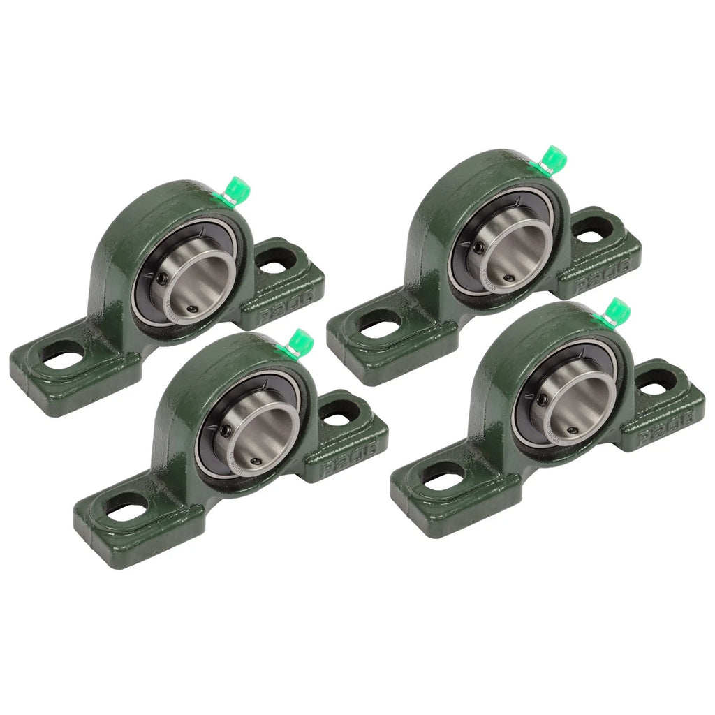 Set of 4 Pillow Block Bearings for UCP 206-20 (Self Aligning, 1-14" Bore)