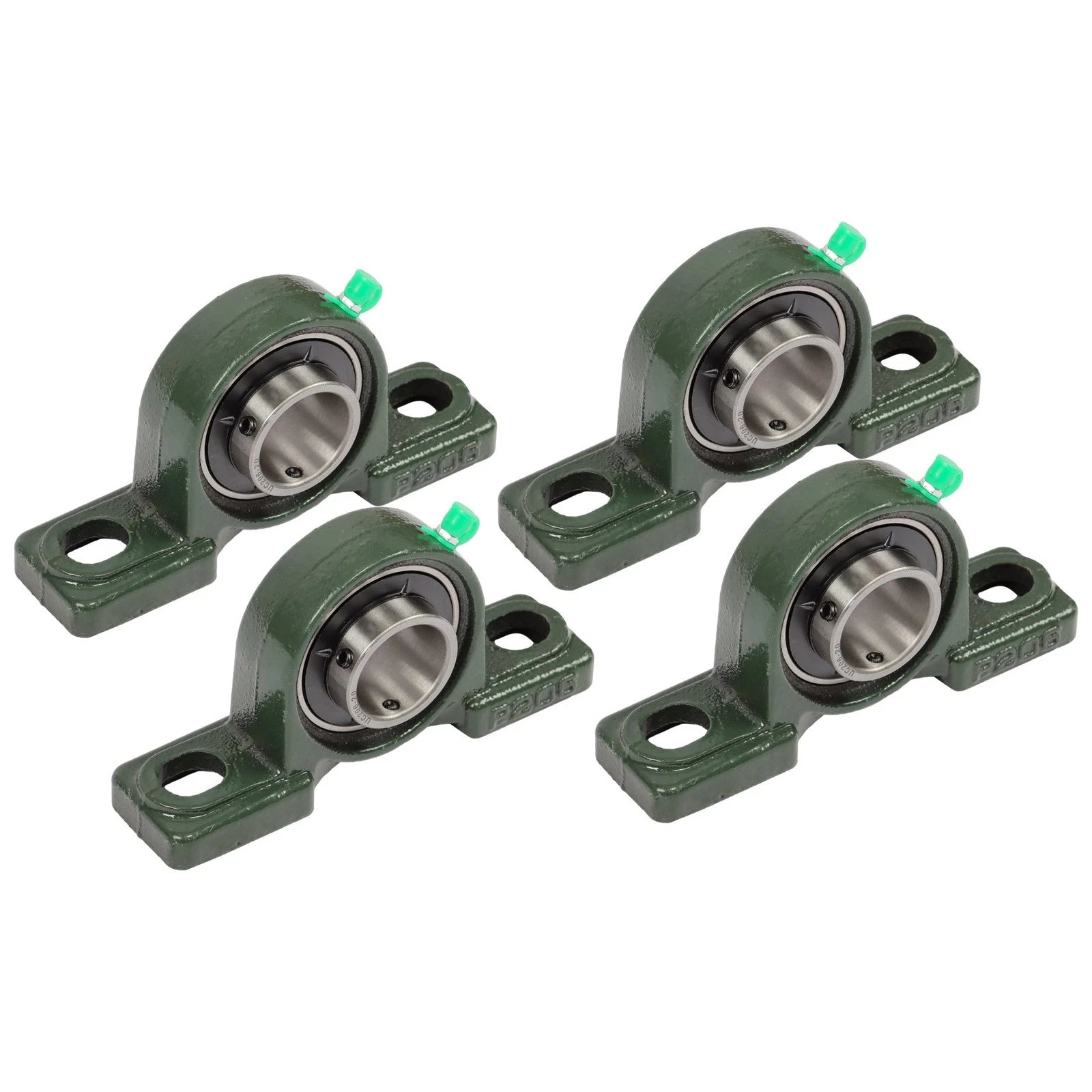 Set of 4 Pillow Block Bearings for UCP 206-20 (Self Aligning, 1-14" Bore)