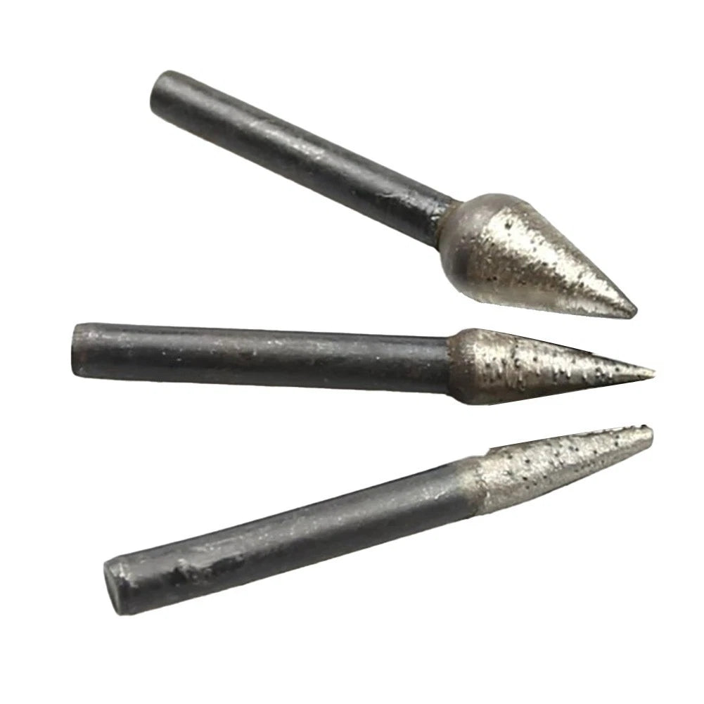 Grinding Head Abrasive Point for Engraving (6mm Shank, OD 6/8/12/14mm)