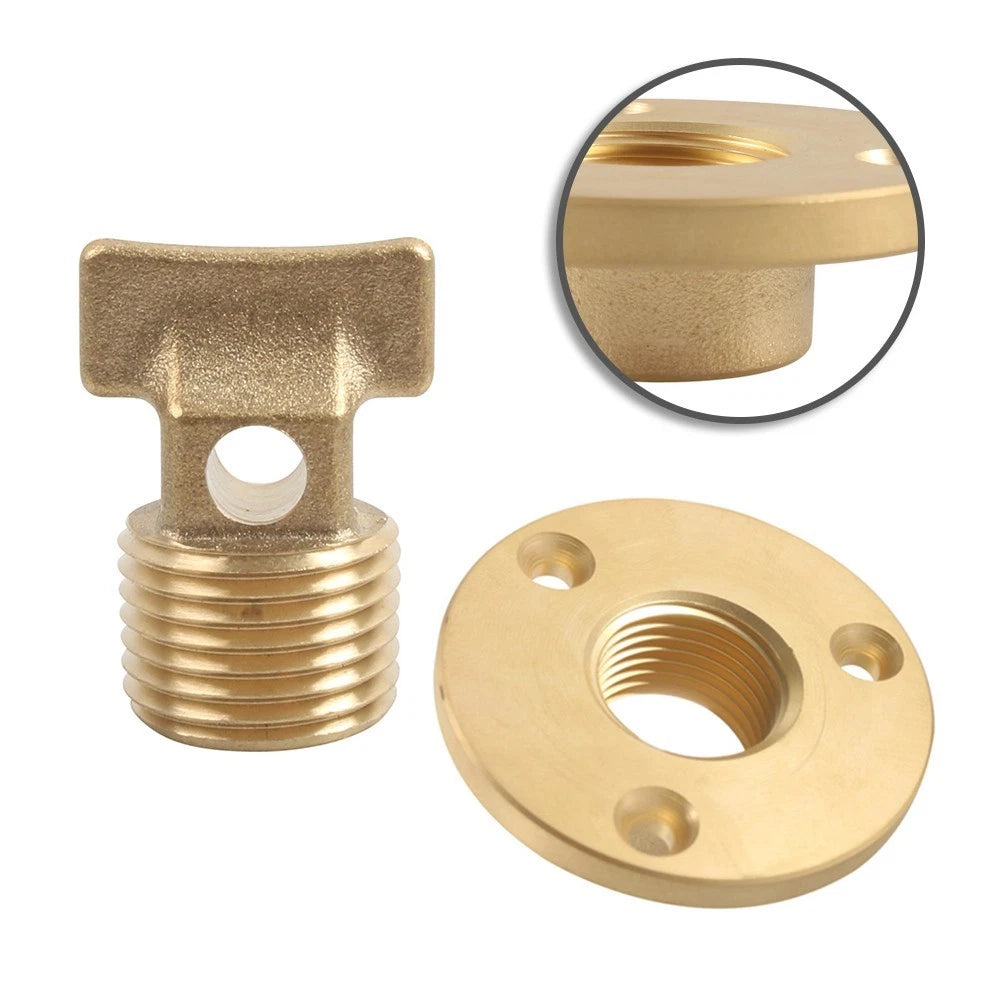 Garboard Drain Cover 1/2 inch NPT for Boat Hulls