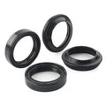 4 x Black Oil Seals Dust Seals for Front Fork Damper Shock Absorber (All Years)