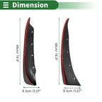 Mud Flaps Splash Guards for Chevrolet Corvette C6 (2005–2013) W/ Mounts