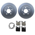 Set of 4 Hella Rear Rotors & Akebono EURO Ceramic Brake Pads for BMW F30 (2012–2019)