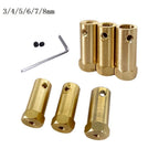 Hexagonal Wheel Coupler for - Brass Plating, Anti-Rust