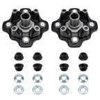 2X Front Wheel Hubs Kit w/Nuts for Suzuki Vinson 500 4x4 (2002–2003)