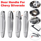 Exterior Chrome Door Handle 4 PCS for Chevrolet Silverado (2014-2019)