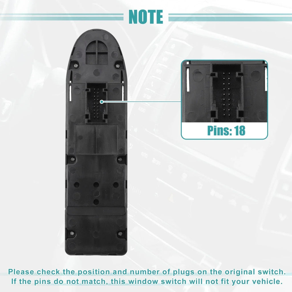 Front Left Driver Side Master Power Window Switch for BMW M3