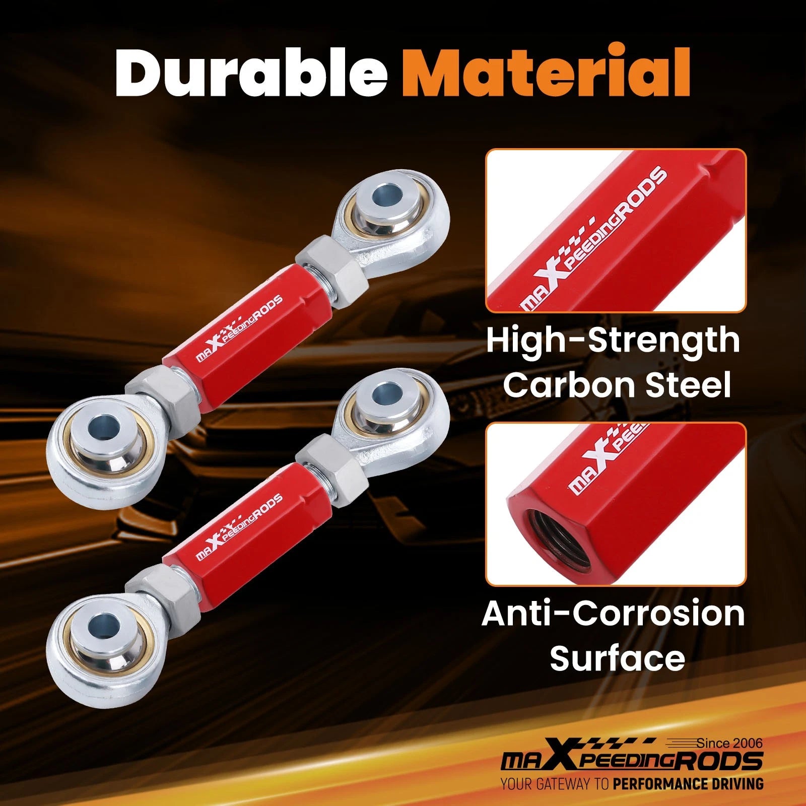 Adjustable Rear Toe Arms Kit for Honda Civic (1988–2000) & Integra (1990–2001)