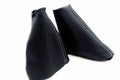 Set of 2 Manual & E Brake Boots for Ford Focus (2000–2007) Gray Stitch
