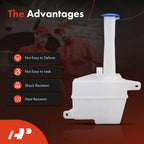 Windshield Washer Reservoir with Cap & Pump for Hyundai Sonata (1999–2005)