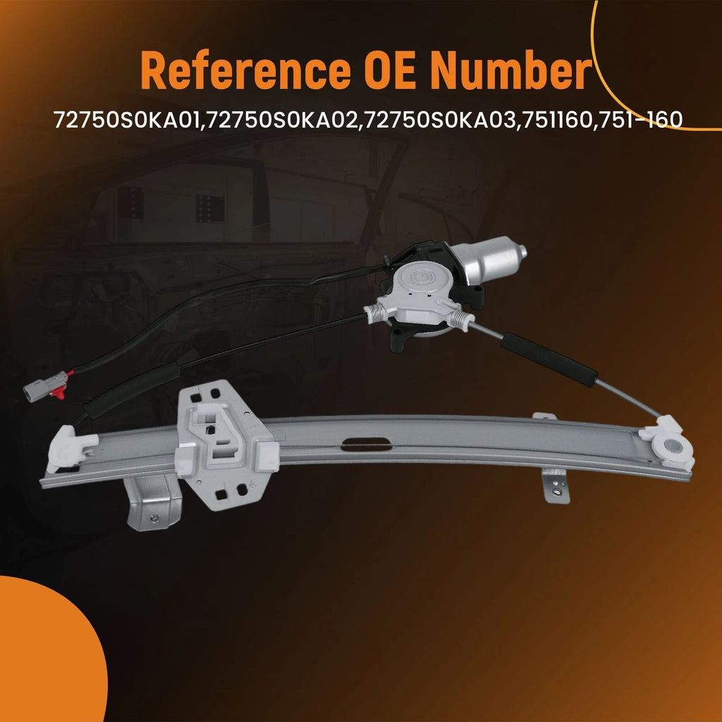 Electric Window Regulator & Motor for Acura TL (1999–2003) Rear Left 751160