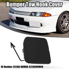 Front Bumper Tow Hook Cover Cap for Nissan Versa Sedan (2015–2019) Matte Black 718844783835