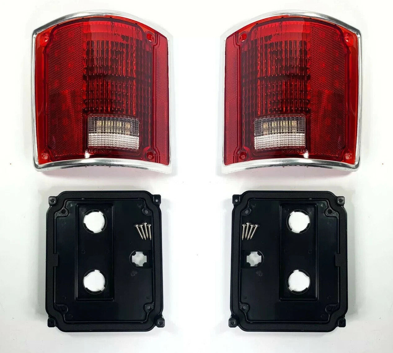 Sequential LED Tail Lights with Trim Rear for Chevrolet C10 (1973–1987)