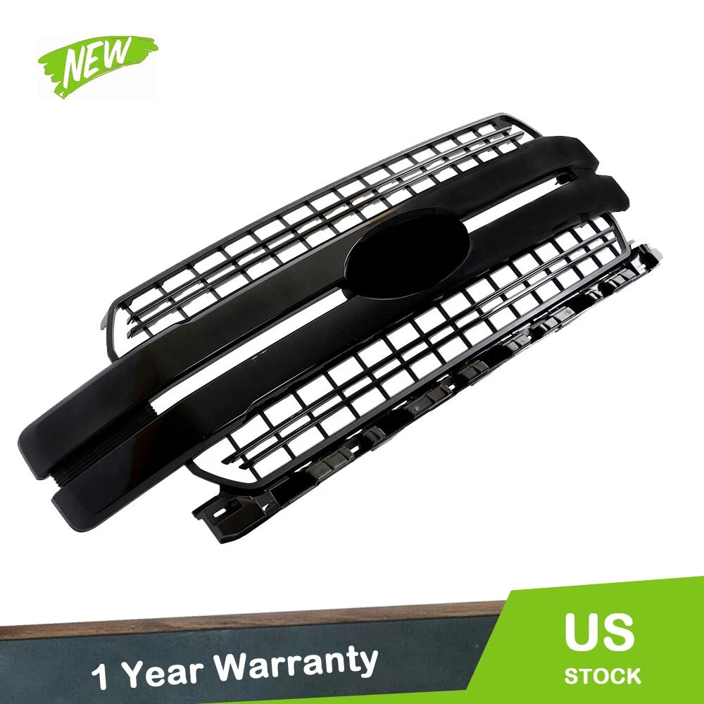 Gloss Black Front Bumper Grille for Ford F150 Lariat (2018–2020)
