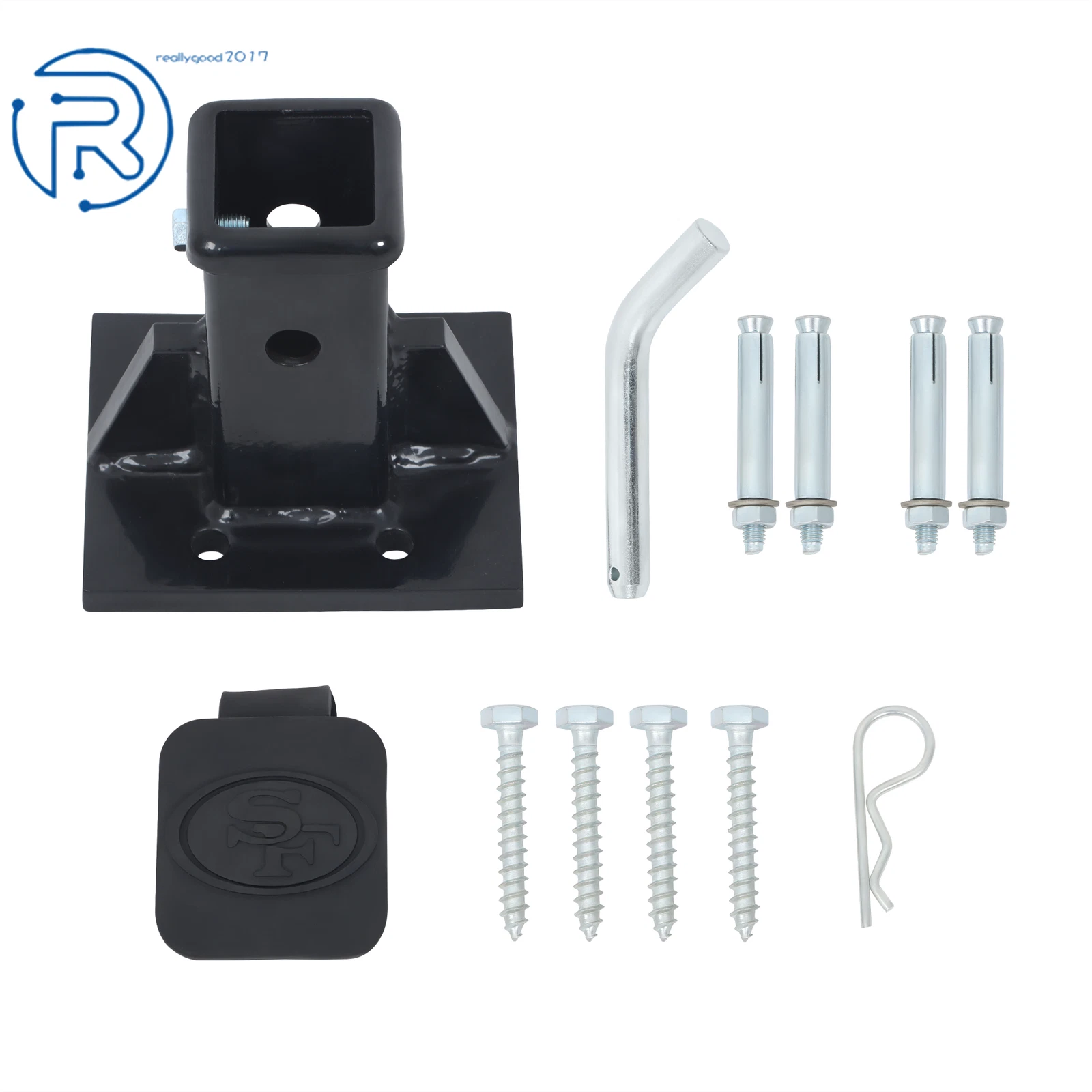 Trailer Hitch Receiver for Wall Mount (20000 lb, 2 Inch Opening)