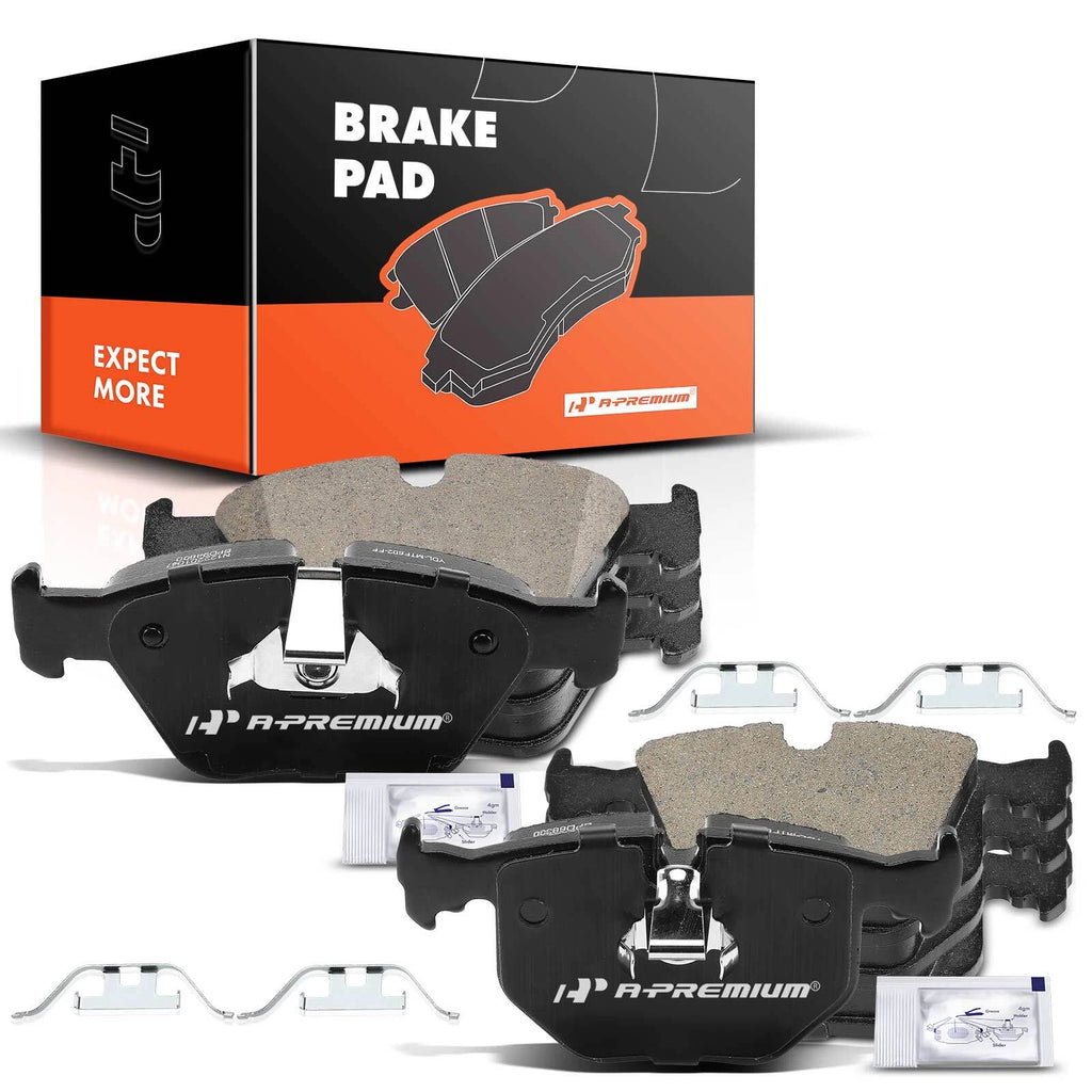 8x Ceramic Brake Pads for BMW 330Ci 330i 330xi (2001–2006)