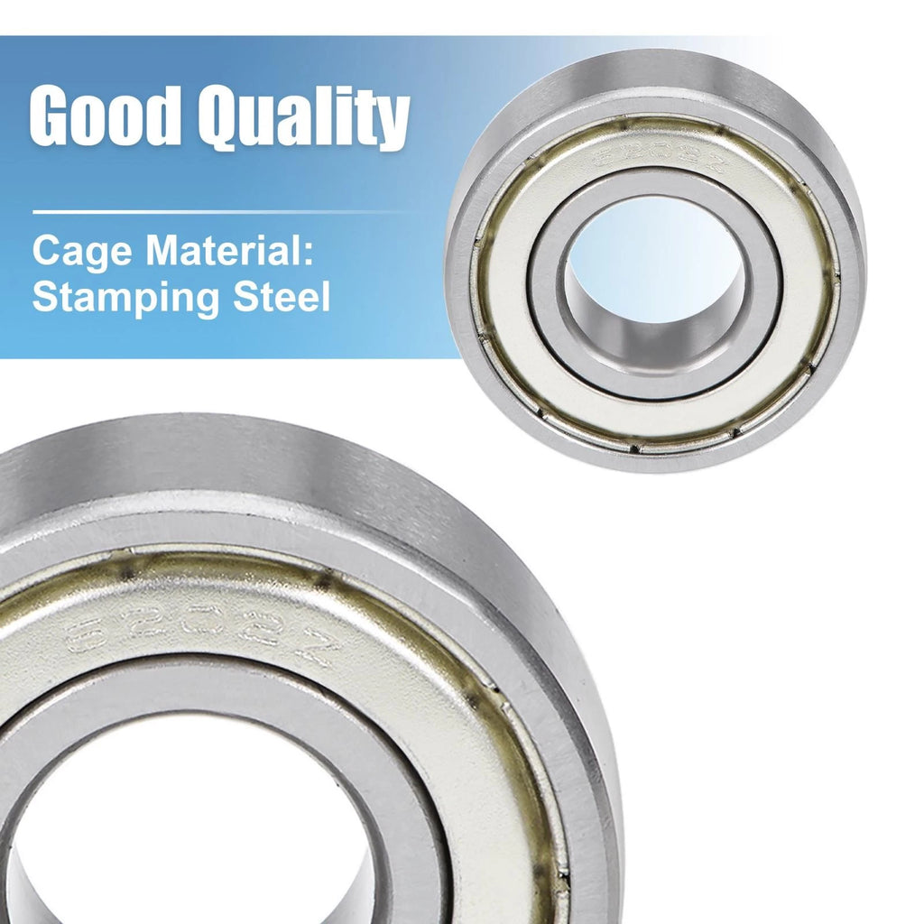 Set of 5 6202ZZ Deep Groove Ball Bearings 15x35x11mm Sealed Chrome Steel