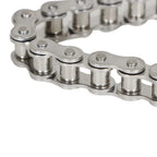 10 Feet #40 SS Stainless Steel Roller Chain with 1 Connecting Link