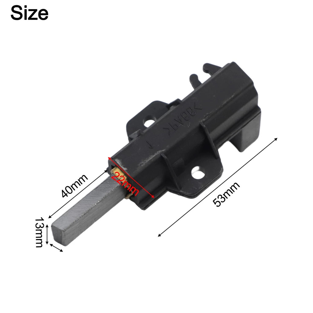 2pcs Carbon Brushes for WF80F5E2W4X Washing Machine (8kg)