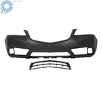 Front Bumper Cover for Acura MDX (2014–2016) with Fog Light Cut, Lower Grille