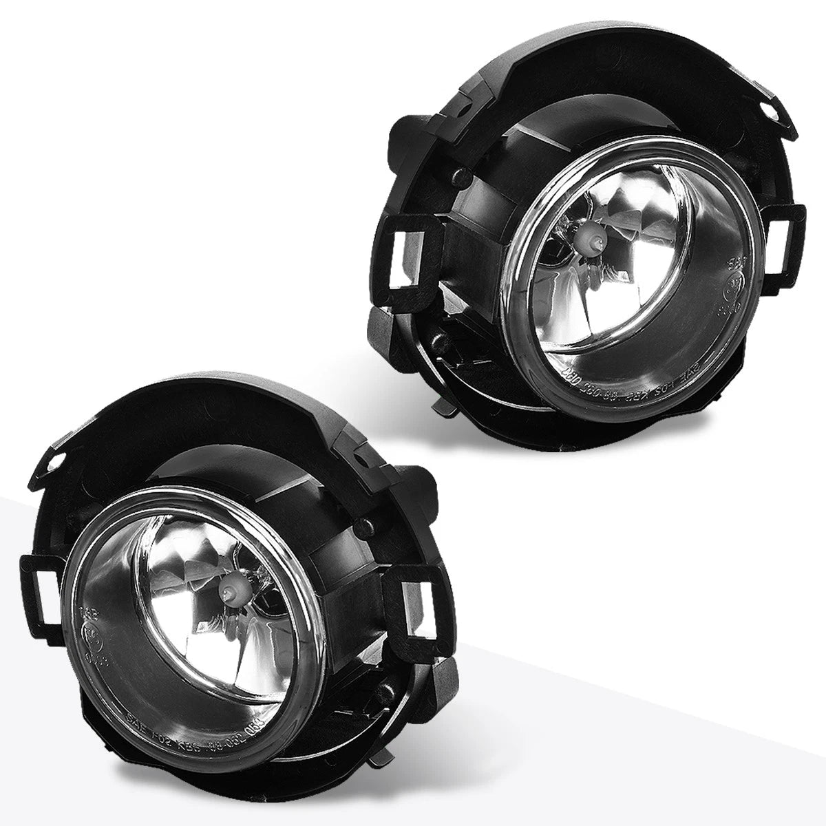 Headlight Set for Toyota Tacoma (2005–2011) Smoked Housing Clear Corner