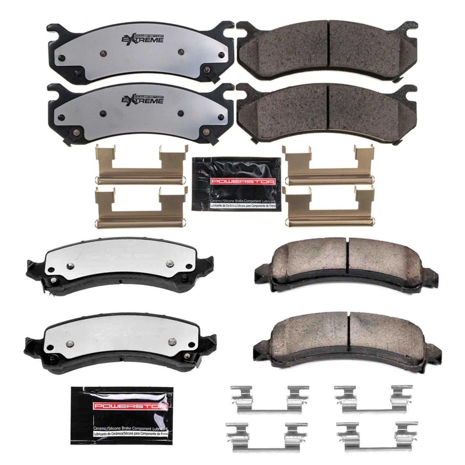 PowerStop Z36 Carbon-Fiber Ceramic Disc Brake Pad Kit for Chevrolet Tahoe