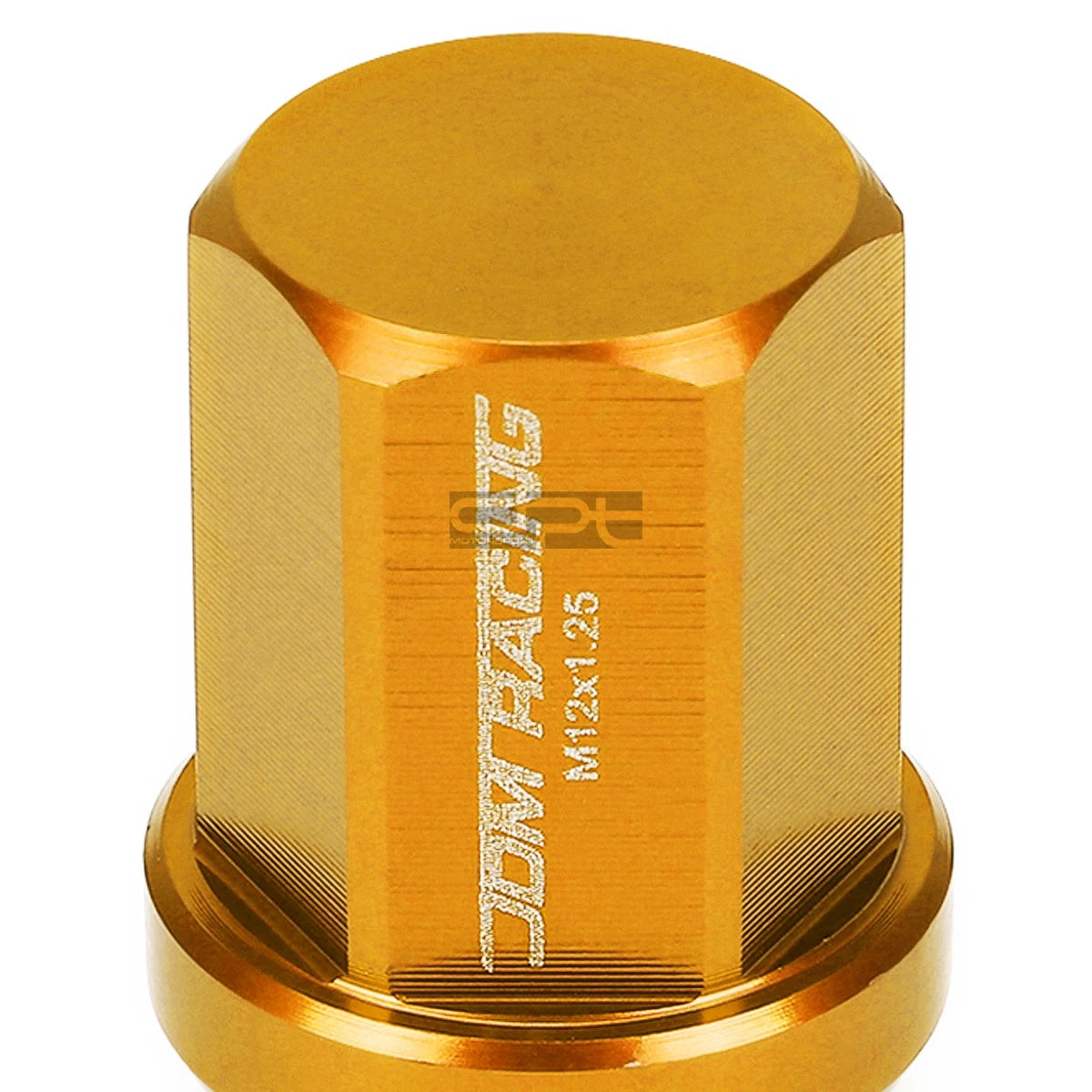 20 PC Closed End M12x1.25 35mm Tall Orange Aluminum Lug Nuts for JDM Vehicles