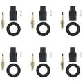 NGK 6 Laser Iridium Spark Plugs & Denso Coil Boots for Camry Solara (2000–2003)
