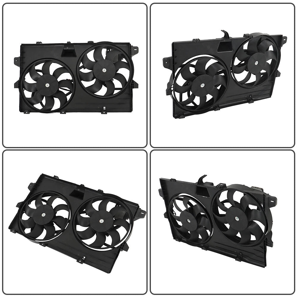 Dual Radiator Cooling Fan Assembly for Ford Edge Lincoln MKX (2007–2015)