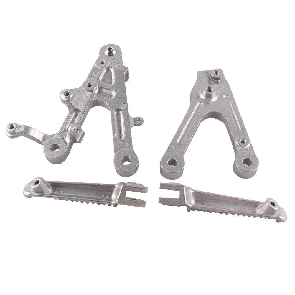 Front Footpegs Footrests Brackets for Yamaha YZF R6 (2003-2010)