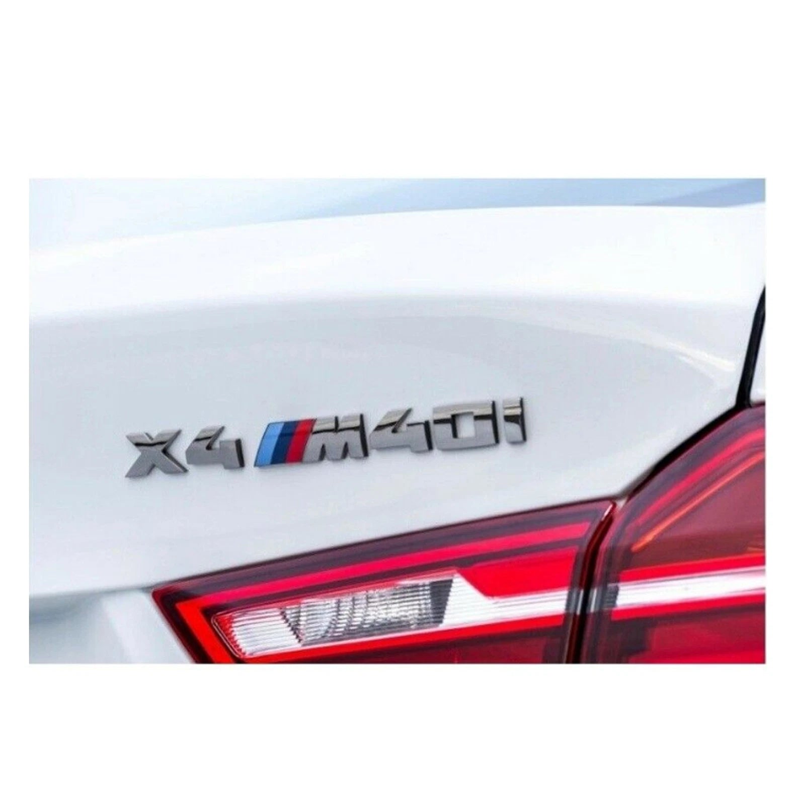 Rear Label Trunk Emblem "X4 M40i" for BMW F26 X4 (2015–2017) 51 14 8 065 078