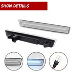 Front Bumper Clear Ice Blue LED Side Marker Light for Dodge Challenger (2015–2023)