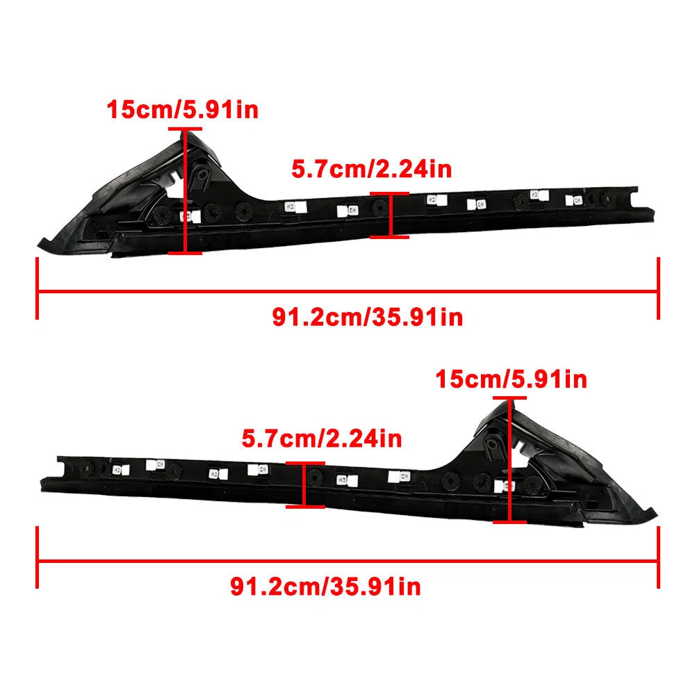 A-Pillar Trim Windshield Side Mount Brackets for Explorer (2011â2019)