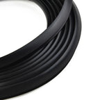 Black Rubber V-Shaped Seal Strip 4m for Car Side Casement
