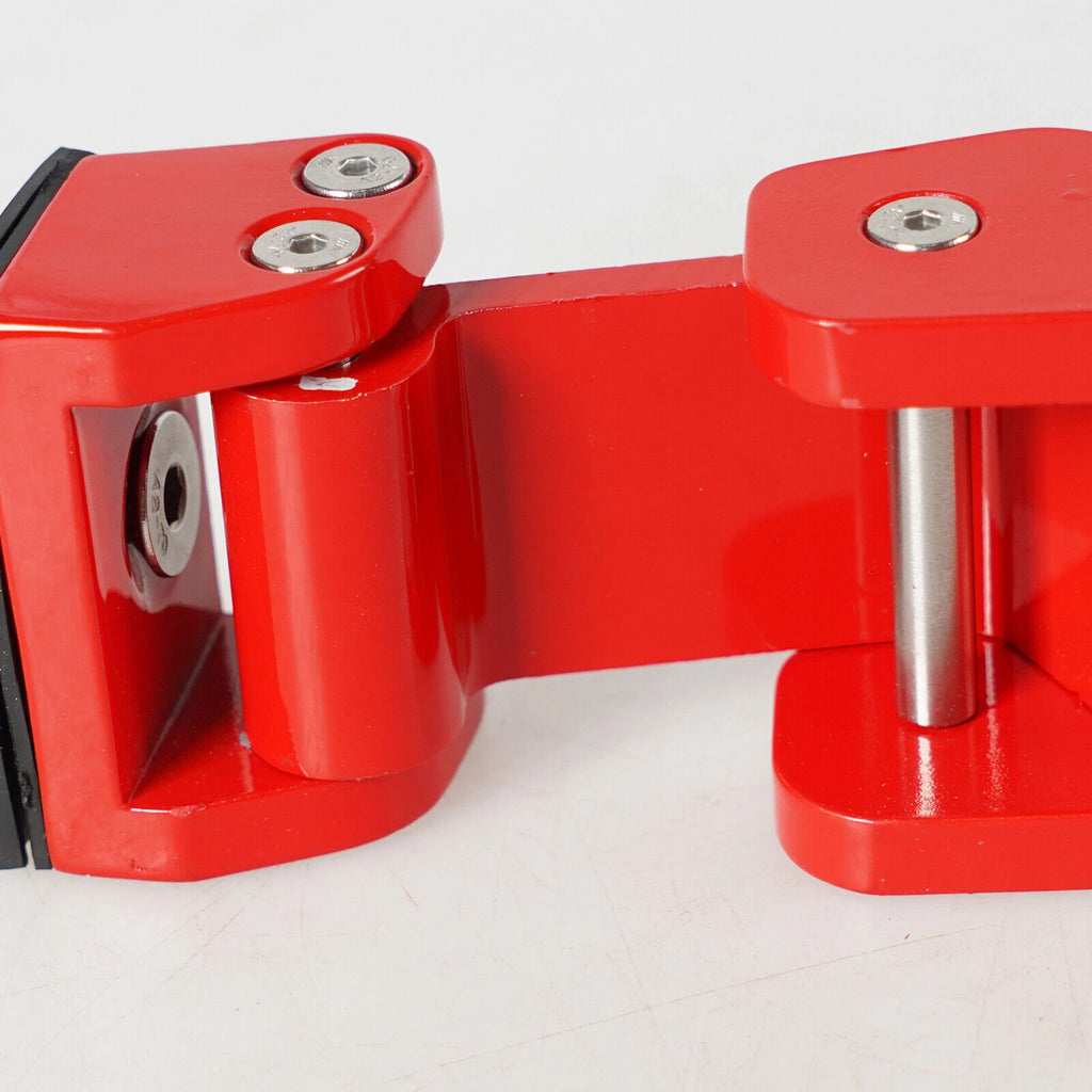 Pair Red Skull Hood Latches with Lock Catch Kit for Jeep Wrangler JK (2007–2018)