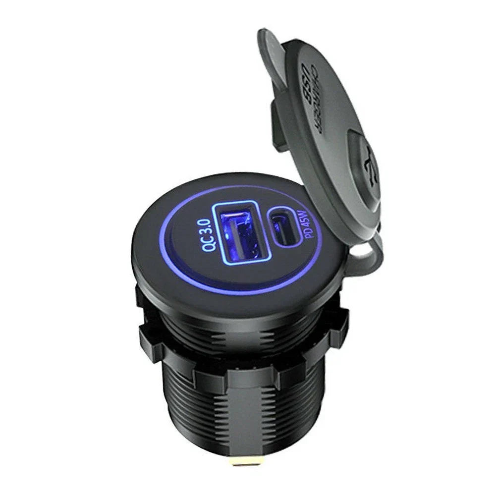 12-24V Motorcycles USB Charger for Saloon Cars