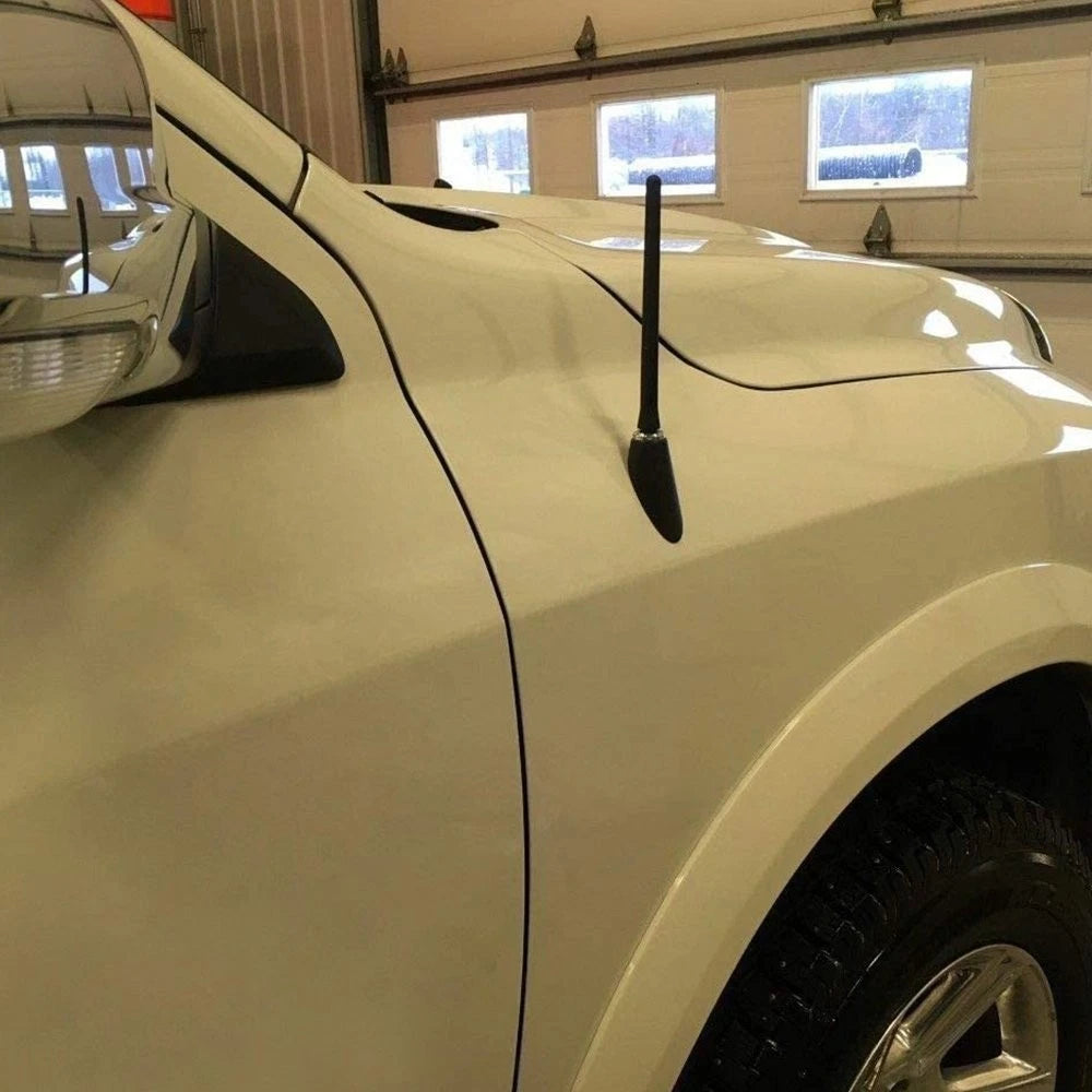 Set of 2 Rubber Signal Antennas for Ford F150 F250 F350 & Dodge Ram 1500 (2009–2019)