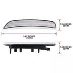 Clear White LED Front Bumper Side Marker Light for Dodge Durango (2021–2026)