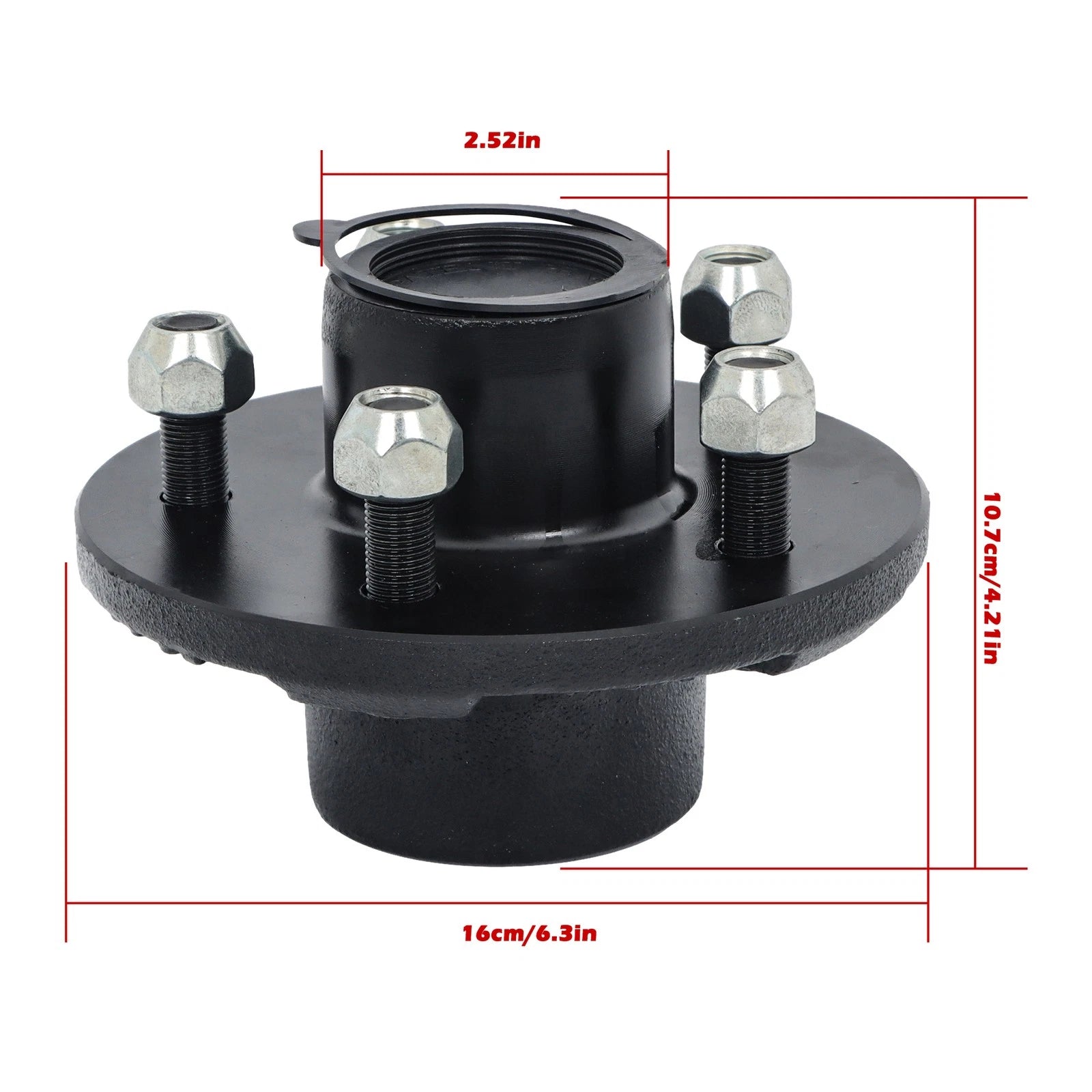 5 on 4.5" Trailer Hub Kit for 3 (Year Range Not Specified)